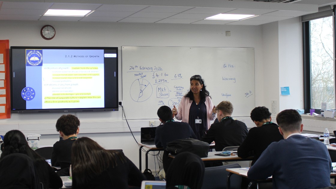 Miss Nicklin explains drawbacks of economic growth